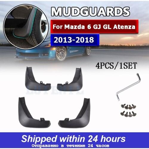 Front Rear Car Mud Flaps For Mazda 6 GJ GL Atenza 2013-2018 Mudflaps Splash Guards Mud Flap Mudguard Fender Car Accessories