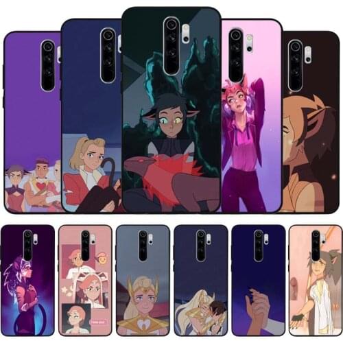She-Ra and the Princesses black Silicone Phone Case For Redmi note 9 8 7 Pro S 8T 7A Cover