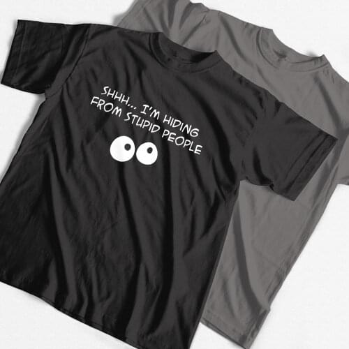 COOLMIND FU0112A Summer Men T Shirts Funny Slogan Top Tees Mens Short Sleeve 100% Cotton T-shirt O-Neck Casual Tshirt