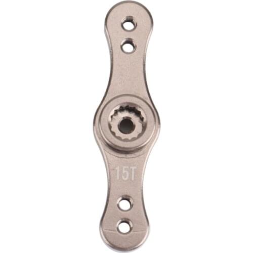 CNC Alloy Double Side with 15T 17T Servo Arm for 1/5 Scale HPI Rovan Baja 5B 5T 5SC Symmetry Steering System