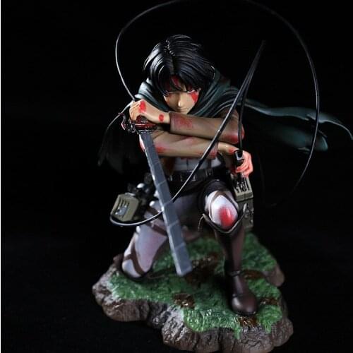 16cm Attack on Titan Levi Rivaille Rival Ackerman Action figure toys doll Christmas gift no box