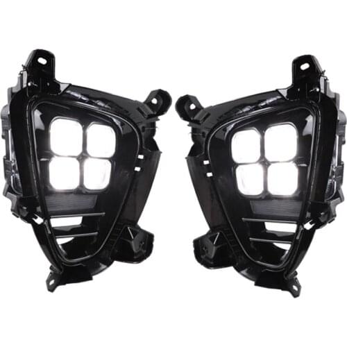 Goodmolds For Kia sorento 2018 2019 daytime running light led front fog lamp drl waterproof daylight fog light