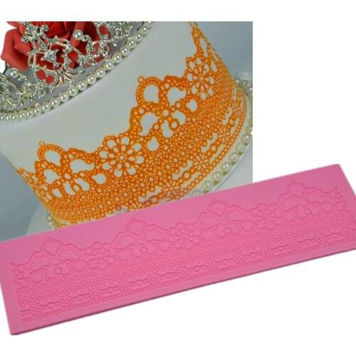 KLM new lace silicone mold cake decoration accessori tool fondant tool sugar flower tool