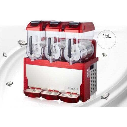 3 Tanks Commercial Electric Ice Slush Machine CE Approved Slush Maker 15L*3