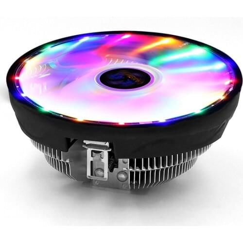 LED CPU Cooler PC Cooling 120mm fan Radiator for LGA 775 1150 1151 1155 1156 1200 1356 1366 X79 X99 AMD AM3 AM4