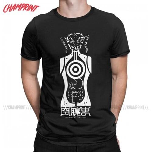 Men T-Shirt Hungry Bug Dorohedoro Hipster 100% Cotton Tees Short Sleeve Anime T Shirt O Neck Clothing 4XL 5XL