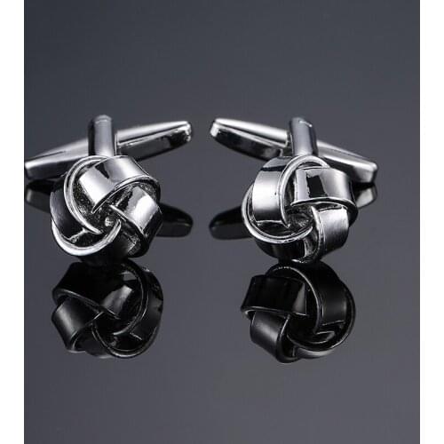 DY new High grade brand Brass material The shirt all-match twist Silvery Cufflinks Mens French shirt Cufflinks free shipping