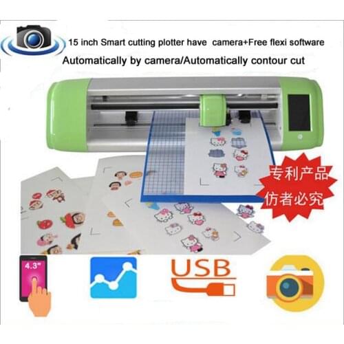2019 new Desktop laser cutter machine with software Vinyl Cutter plotter with U Disk Connection camera/wifi
