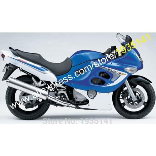 For Suzuki Katana GSX600F GSX750F 05 06 GSX 600 F GSX 750 F 2005 2006 Blue White Bodywork Motorcycle Fairings