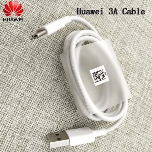 Huawei USB 3.1 Type-C Cable Original 100CM 3A USB C Fast Charging Data Line For Honor 9X 9 10 20 20S P20 Mate 30 Lite Nova 3 4 5