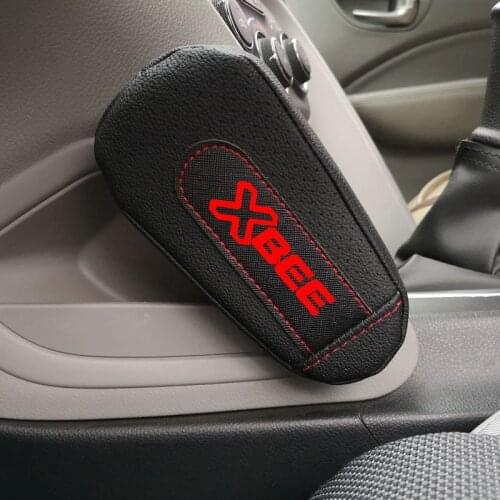 Pu Leather Thigh Support Knee Pad Car Door armrest pad Interior Car Accessories For Suzuki Xbee