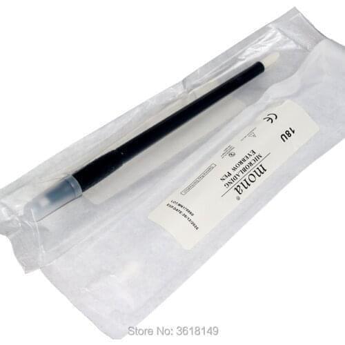 10pcs Disposable Microblading Pen with 18U Blades Tattoo Manual Pen for Permanent Makeup Eyebrow Embroidery