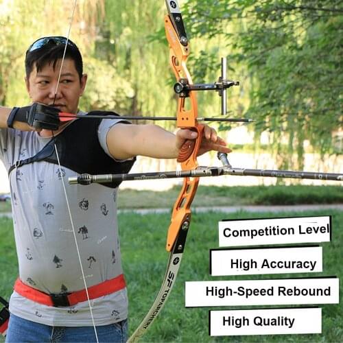 SF ILF Bow 20-38Ibs Take-down Recurve Bow for Shooting Sport 68inch Archery Bow Adult Outdoor Hunting Bow