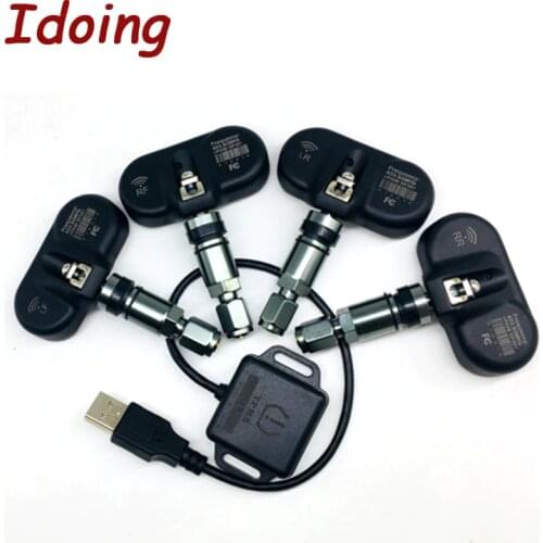 IDoing Special TPMS Newest technology Car Tire Diagnostic-tool with mini Inner sensor Auto support Bar and PSI