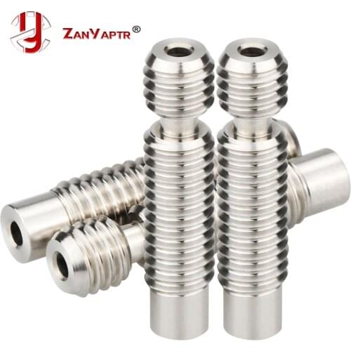 TC4 Throat E3D Heat Break Titanium alloy M6 M6 Hotend Throat For 1.75mm All-Metal