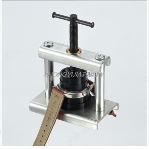 Watch capping machine, watch repair tool, battery replacement capping device, lid opening and closing watch set
