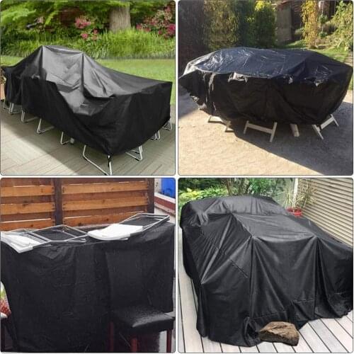 Furniture Protective Cover Waterproof Patio Garden Furniture Covers Rain Snow Chair Covers For Sofa Table Chair Dust Proof Cover