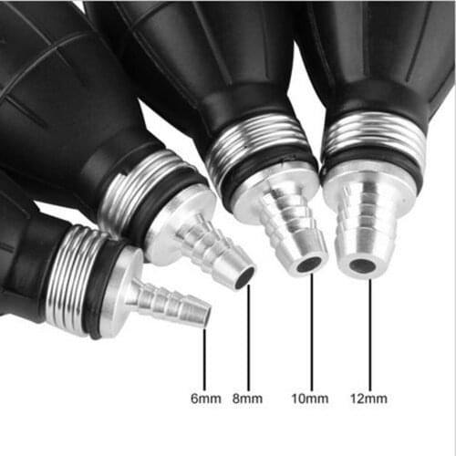 6mm 8mm Straight Fuel Pump Hand Primer Bulb Boat Petrol Inline Outboard