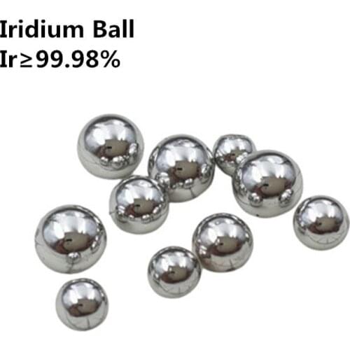 Free Shipping Noble Metal Iridium Beads High Purity Ir Ball Element Collection Research Experiment