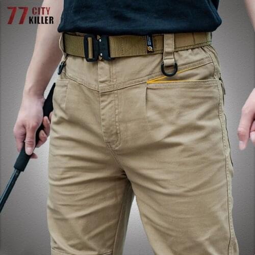 Military Multi-pocket Cargo Pant Men IX3 Cotton Wear-resistant Combat SWAT Army Trousers Mens Outdoor Training Tactical Pants