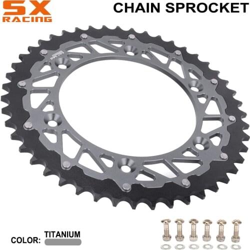 Motorcycle 47T Engine Part Rear Sprocket Chain For BMW G310 R F650 G650 GS Dakar ETX Tuareg Pegaso MX Jonathan 125 350 600 650
