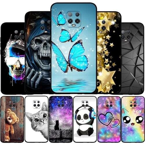 For Xiaomi Redmi 10X Pro 5G Phone Case Silicone TPU Soft Cover For Xiaomi Redmi 10X 4G 5G Xiomi Case Cute Anime Flower Bumper