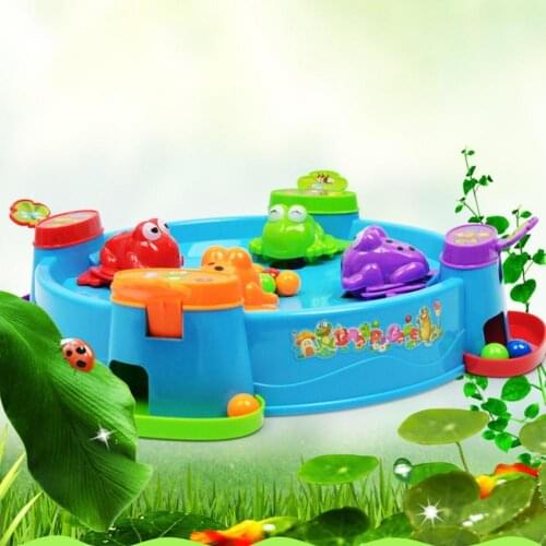 Children Frog Grabbing Beads Game Parent-child Interactive Desktop Puzzle Toy