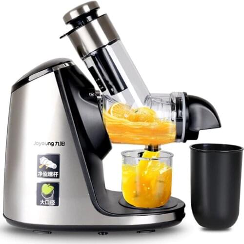 Electric Fruit Juice Machine Squeezer Low Speed Household Screw Extrusion Citrus Lemon Press Stainless Steel Juicer JYZ-E19