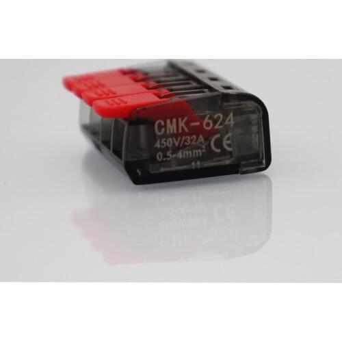 Wire Connector 10 PCS Red Mini Quick Connector Universal Compact Wire Connector Plug-in Wire Terminal Home Connector