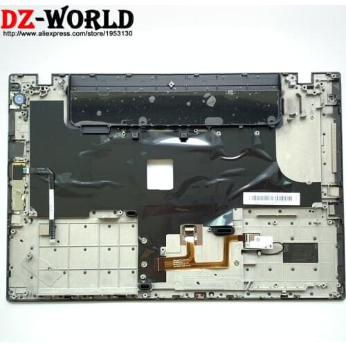New Original for Lenovo ThinkPad T440 Keyboard Bezel Palmrest Cover UMA with Touchpad and Fingerprint and NFC Cable 04X5471