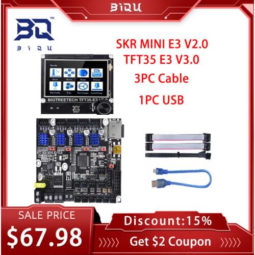 BIGTREETECH BTT SKR MINI E3 V2.0 Board TFT35 E3 V3.0 Touch Screen TMC2209 SKR 2 For Ender 3 Creality Upgrade 3D Printer Parts