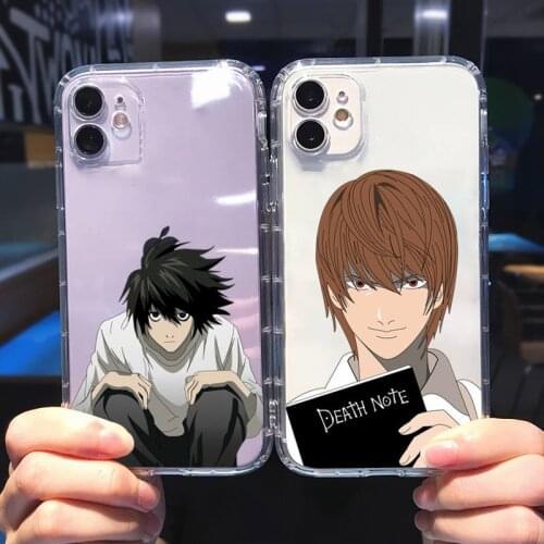 Anime Death Note Ryuk kira Transparent Phone Case for iPhone 12 Mini 11 Pro X XS Max XR 8 7 6 6s Plus Soft TPU Protect Cover