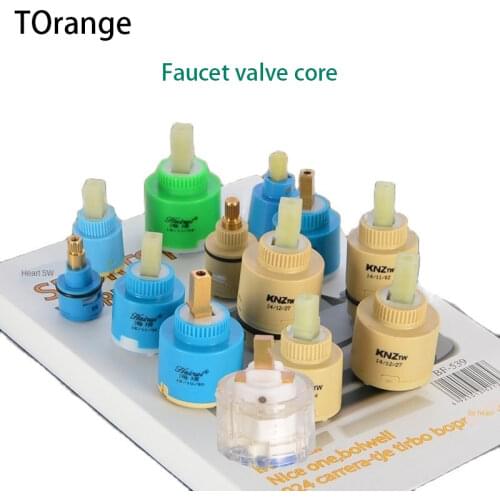 Faucet valve core hot and cold mixed temperature-resistant ceramic valve chip 25/35/40 dish basin basin switch repair parts