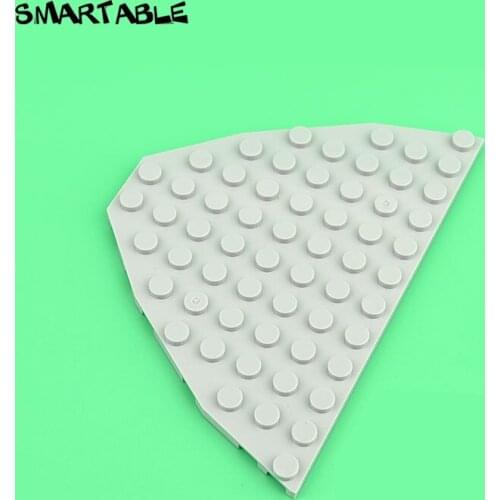 Smartable Boat Bow Plate 12x8 Building Block MOC Parts Toy For Kids Technical Creative Compatible 47405 4pcs/Lot