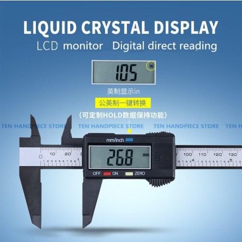 2018 good quality Dental Vernier Caliper Dentist Caliper Measuring Orthodontic Material Electronic Caliper with Digital Display