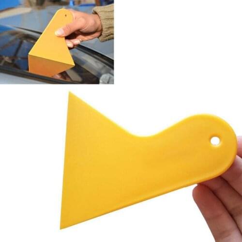 Triangle Small Scraper Cleaning Tool Car Plastic Scraper Film Sticking Tool Windshield Snow Shovel Glue Removing Scraper