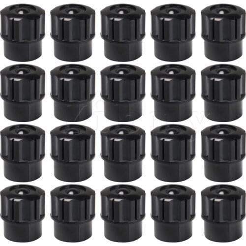 Yibuy 20pcs Sax End Plug Saxphone Plugs for Soprano Saxophone Accessories