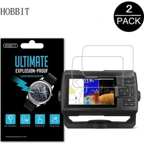 3Pack For Garmin Striker 5CV GPS LCD Shiled Film Accessories Nano Explosion-proof Screen Protector for Garmin Fish Finder