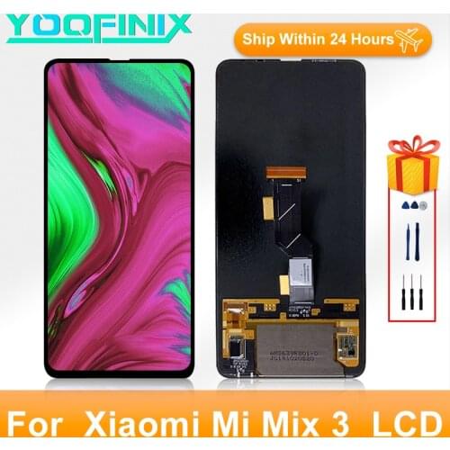 “6.39” Super AMOLED For Xiaomi Mi Mix 3 Display LCD Touch Screen Digitizer Display Replacement Parts For Xiaomi Mi MIX 3 LCD