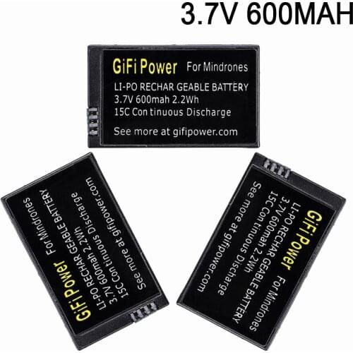 3.7V 600mAh 20C Lipo Battery for Parrot Mini Drone 3.7V Drones Battery for Parrot Jumping Sumo Swing Mambo Rolling Spider