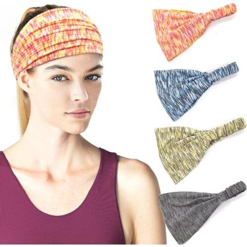 3 pcs Women Yoga Hairbands Multi-function Cycling Sports Headband Elastic Sweatband Football Yoga Running Riding Bike Headband