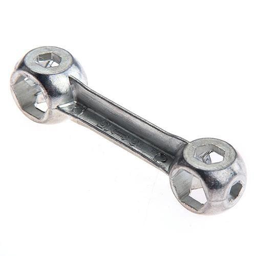 6mm -15mm Portable Useful Hexagon Spanner Multifunctional Bicycle Repair Tool Shaped Bone Wrench Hex Key Scooter Keychain