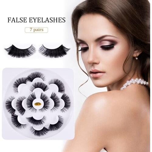 7 Pairs False Eyelashes Thick Curled Full Strip Lashes Eyelash Extension 16 styles Fashion Natural Makeup make Charming eyes