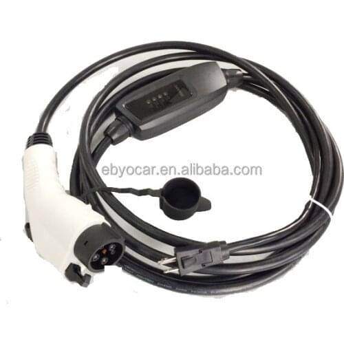 Dostar Portable EV Charging Mode 2 J1772 type 1 ev plug 16a EVSE with 14 - 50 Plug