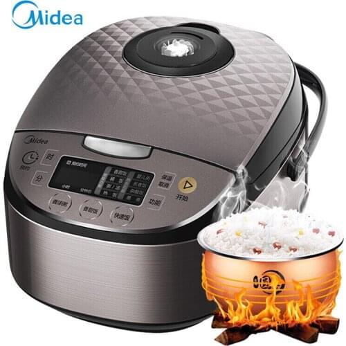 Midea Electric cooker turbine overflow prevention round cooker 4L5L household electric cooker electric rice warmer