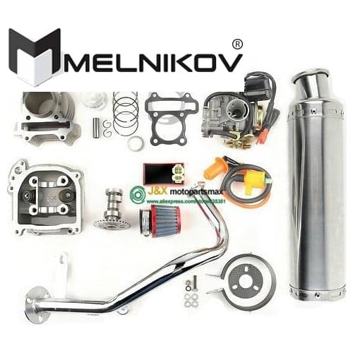 GY6 50 60 upgrade to GY6 80 QMB139 GY6 Scooter Big Bore Kit Head Cam GY6 Coil CDI Performance Exhaust AC