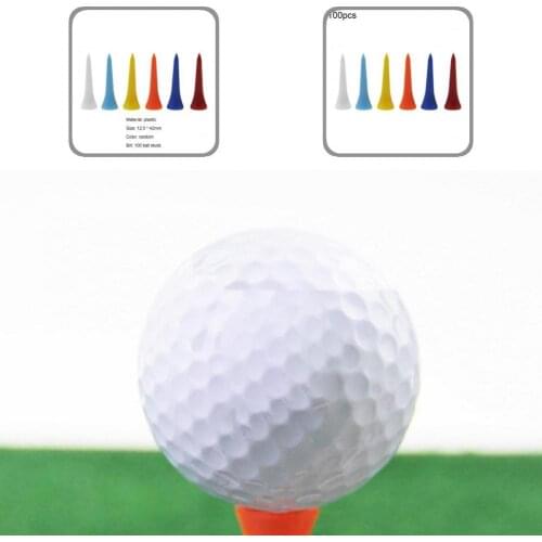 Wear-resistant Golf Accessories Mixed Color Plastic Golf Tees for Home
