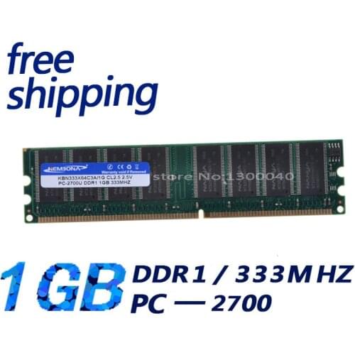 KEMBONA Free Shipping DDR 333 PC 2700 1GB MEMORY 1G 184-pin (for all motherboard) LONGDIMM Desktop RAM DDR1 desktop MEMORY