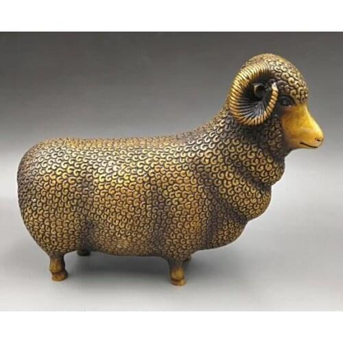 China Collection Archaize Pure Brass Sheep