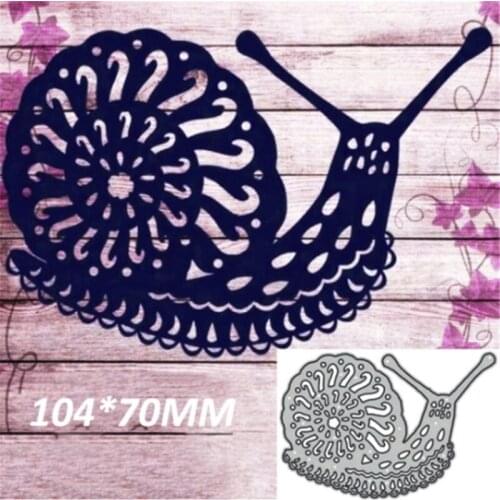 Snail Metal Cutting Dies for Scrapbooking Handmade Tools Mold Cut Stencil New 2021 DIY Card Make Mould Model Craft Decoration